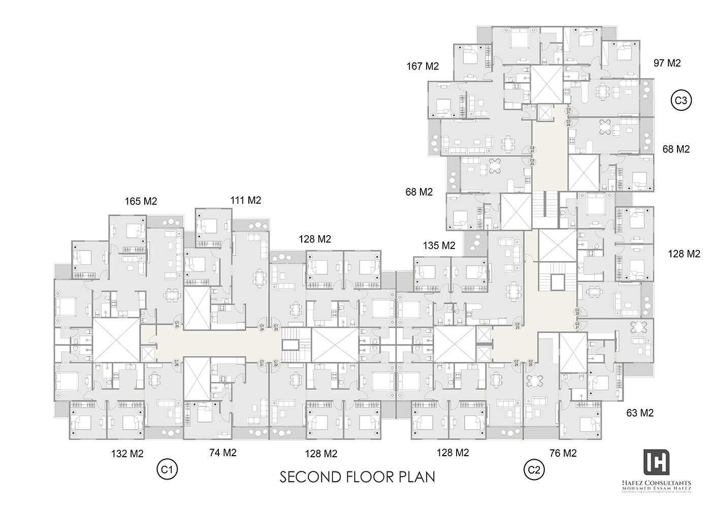 Type C 1-2-3 - Second Floor