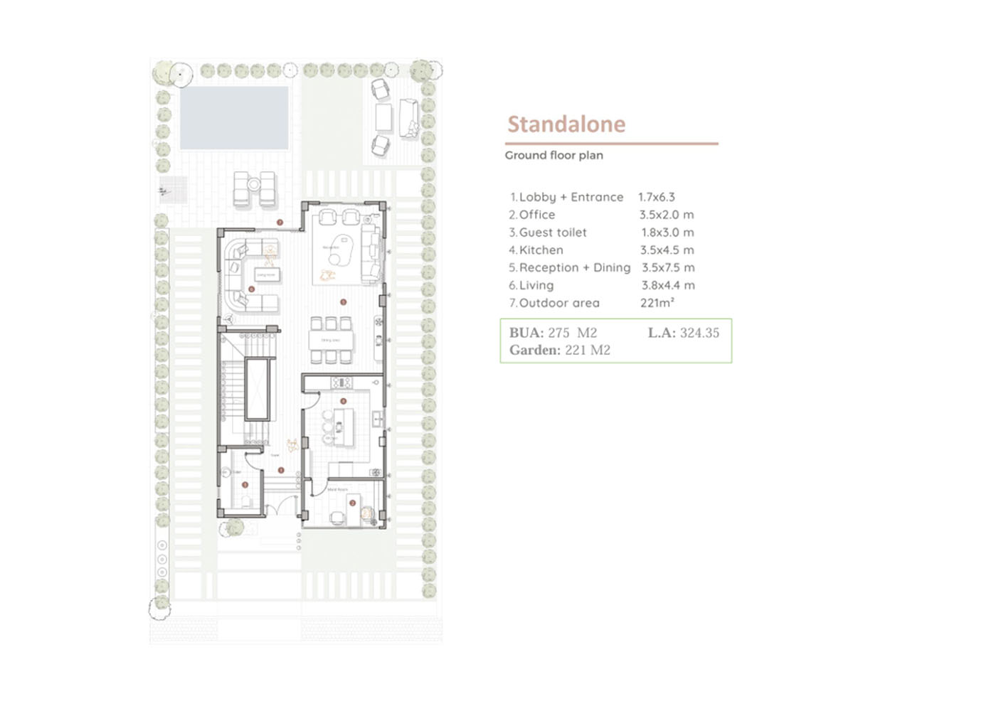 Standalone Villa - Ground Floor