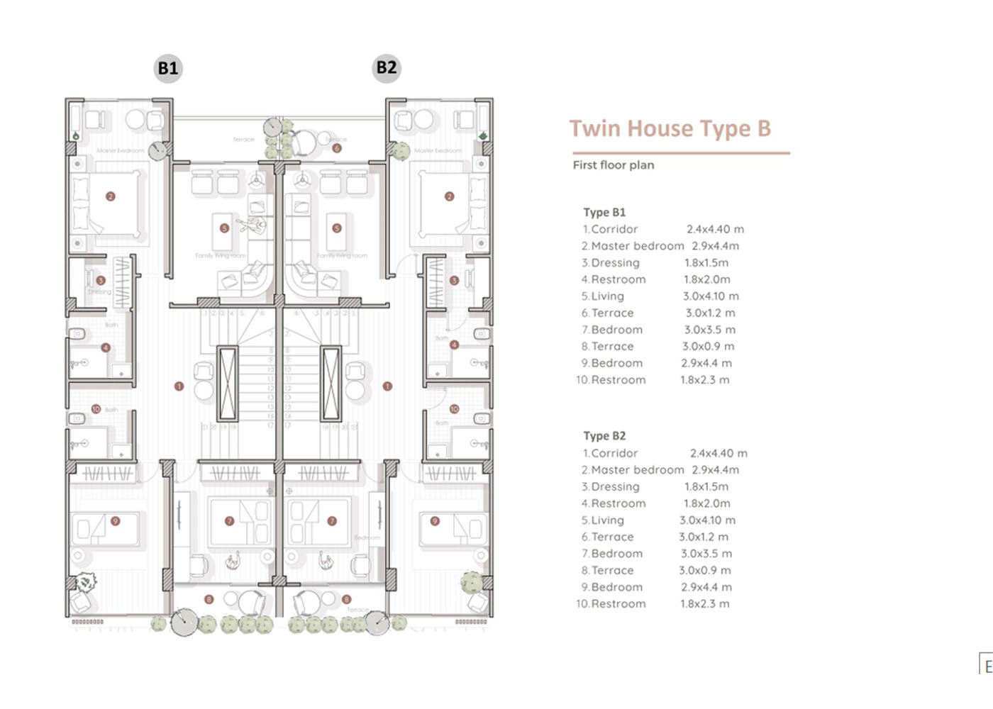 Twin House Type B - First Floor