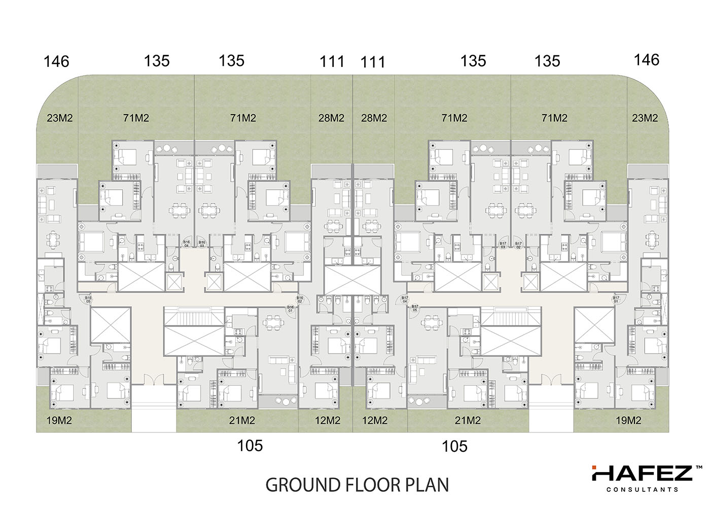 Type B 16-17 - Ground Floor
