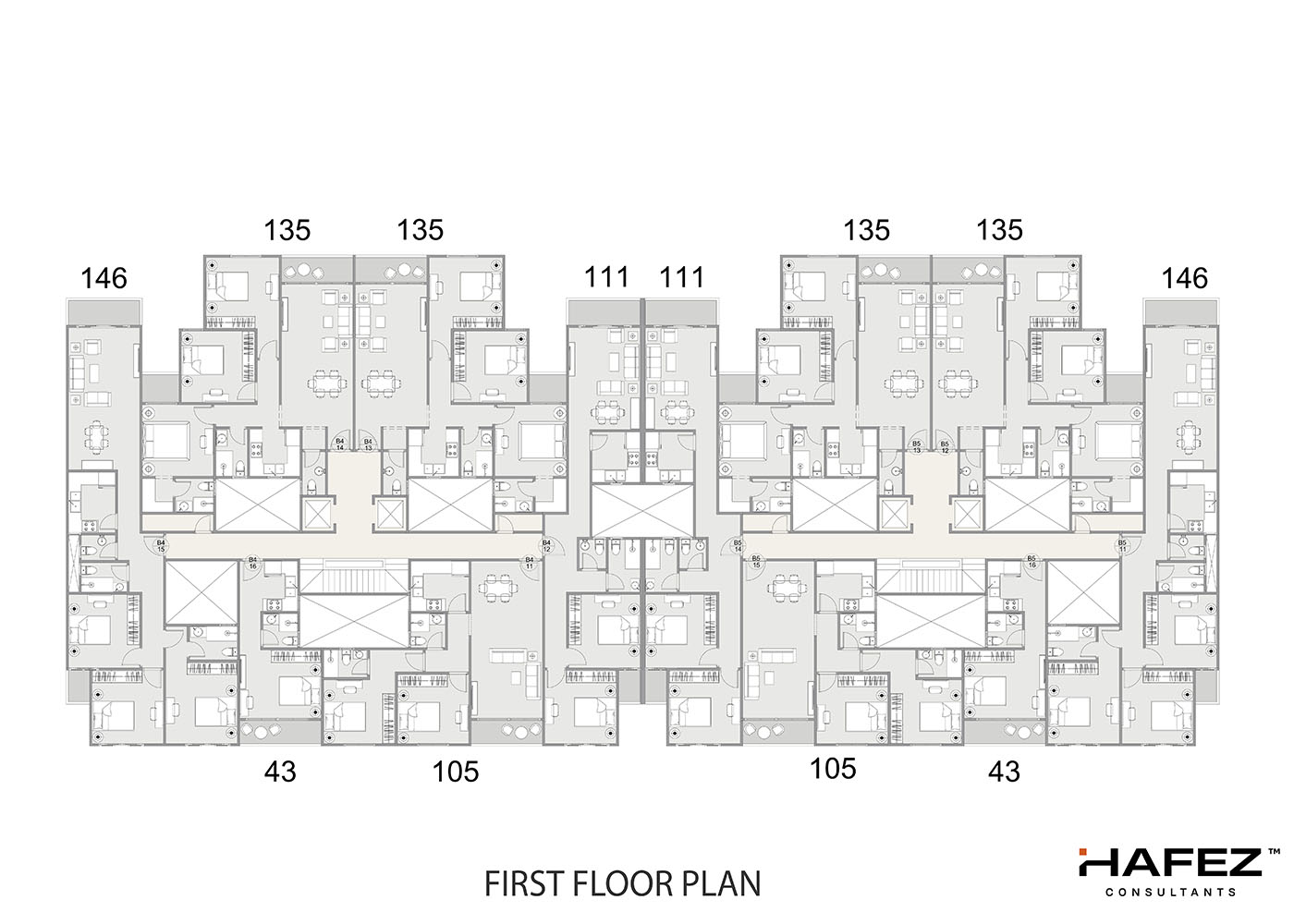 Type B 4-5 - First Floor