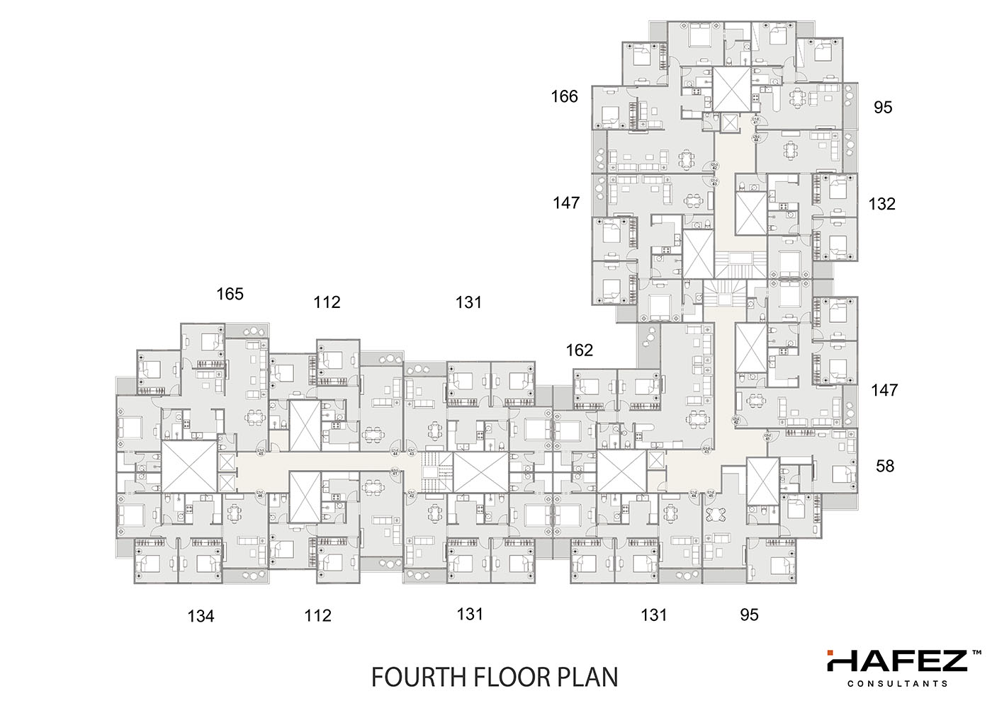 Type C 1-2-3 - Fourth Floor